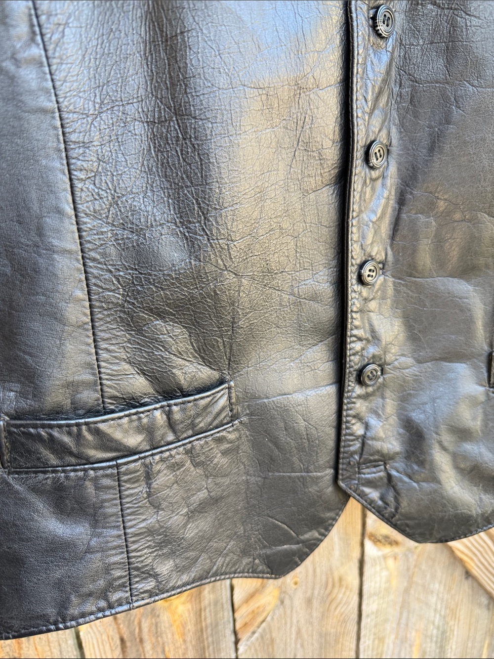 Berman's Leather Experts Vest - Picture 3 of 9